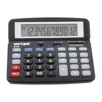 Calculatrice de bureau Victor 9700BK
