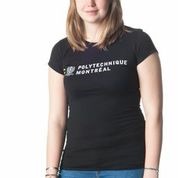 T-shirt Noir (Femme) Service de recrutement École Polytechnique