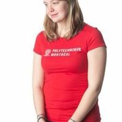 T-shirt Rouge (Femme) Service de recrutement École Polytechnique