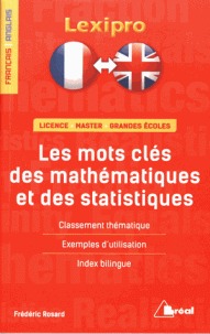 Mots clés des mathématiques etdes statistiques français/angl