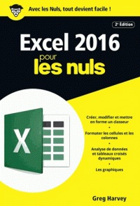 Excel 2016 pour les nuls -2e ed. (poche)