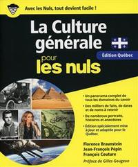Culture générale pour...nuls ed.qc -ne