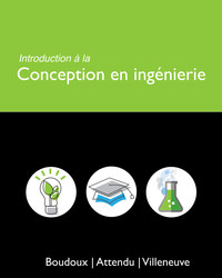 Introduction à la conception en ingénierie, 2ed.