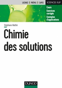 Chimie des solutions (sciences sup)