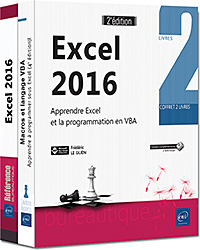 Excel 2016  apprendre excel et la programmation en vba 2e éd