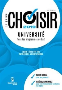 Guide choisir université 2019