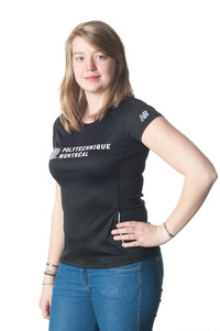 T-shirt New Balance Noir (X-small) Femme Polytechnique