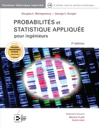 Probabilités et statistique appliquée pour ingénieurs  7eme ed.