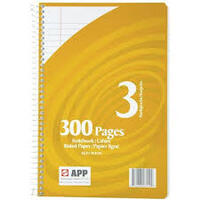 Cahier ligne spirale 3 sujets 300 pages. #13225