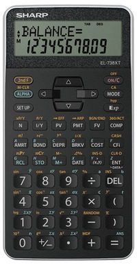 Calculatrice financière Sharp EL-738XTB