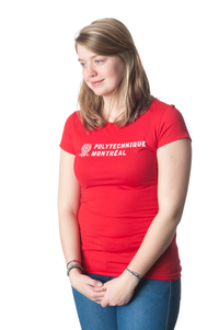 T-Shirt Rouge (x-large) Femme Polytechnique