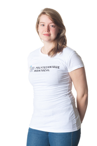 T-shirt Blanc (Small) Femme Polytechnique