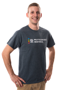 T-shirt Gris cendré (2x-large) Homme Polytechnique