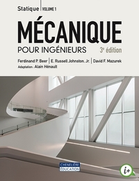 Mécanique pour ingénieurs Vol.1 Statique  3ème éd.