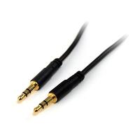Cable Audio Stereo Adapteur 6' slim 3.5mm M/M #MU6MMS