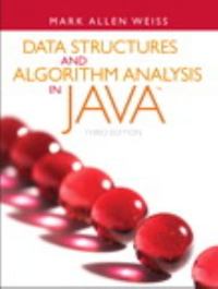 Data Structures and Algorithm Analysis in Java 3rd ed.