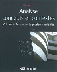 Analyse concepts et contextes. volume 2 3e ed.