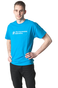 T-shirt Bleu Caraibes (médium) Homme Polytechnique